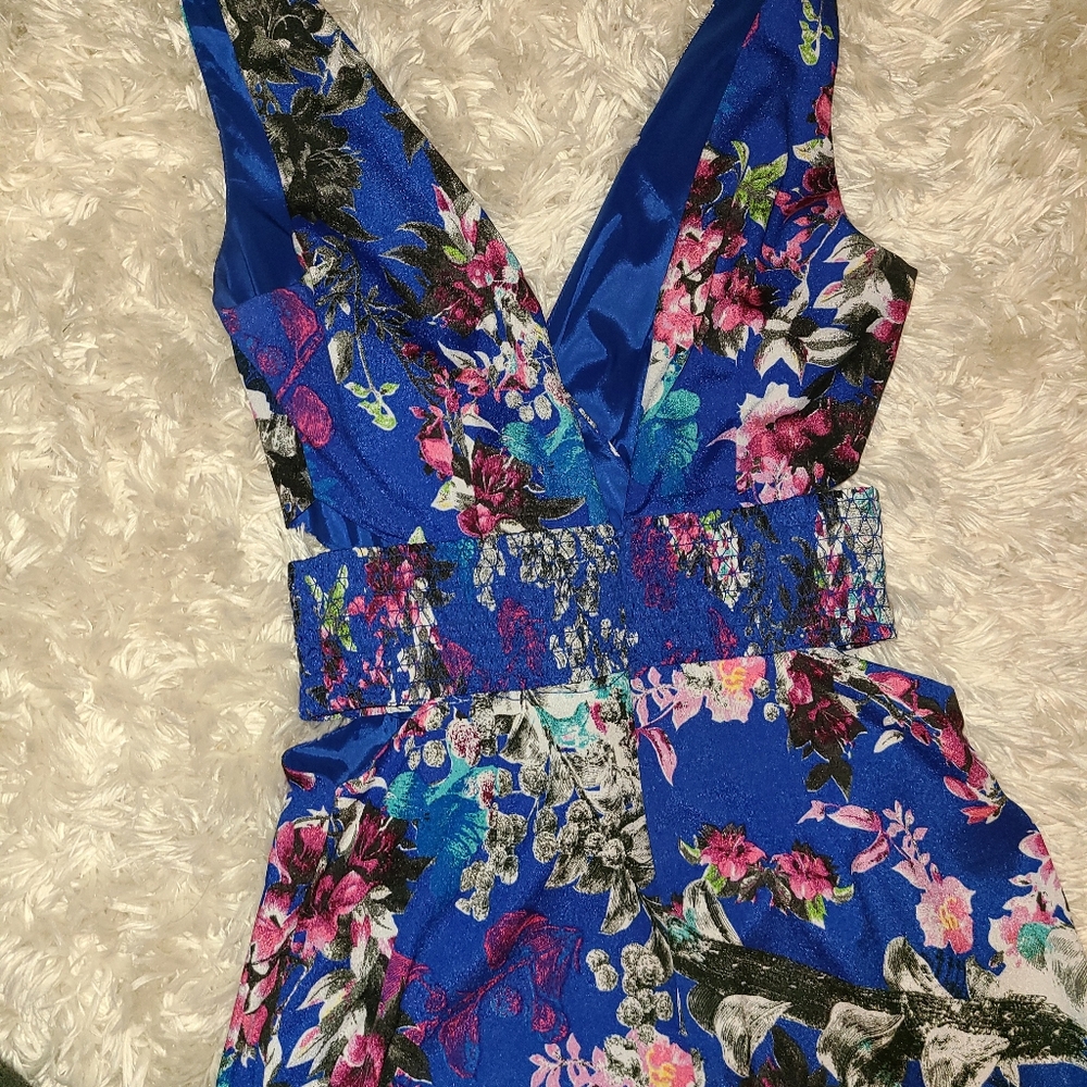 BEBE floral jumpsuut - Picture 3 of 4